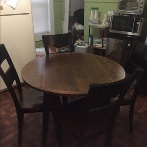 Dining table with chairs